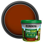 Ronseal KCB.8174503.40100.81 One Coat Shed & Fence Protection Medium Oak 5 litre