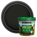 Ronseal KCB.8174503.10400.81 One Coat Shed & Fence Protection Tudor BlackOak 5l