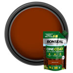 Ronseal KCB.8174503.40100.73 One Coat Shed & Fence Refill Pouch Medium Oak 950ml