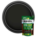 Ronseal KCB.8174503.10400.73 One Coat Shed & Fence Refill  Tudor Black 950ml