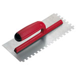 RUBI Tiling Tools 25907 PRO Steel Notched Trowel 11 x 4in x 1/2in Notch