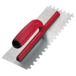 RUBI Tiling Tools 25903 PRO Steel Notched Trowel 11 x 4in x 1/4in Notch