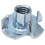 METALMATE MEMPTN06 Pronged Tee Nut ZP M6 x 9.0mm (Box 25)