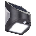 Masterplug LEXSW30B40-01 Prysm Outdoor Solar Wall Light with PIR Sensor - Black