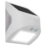 Masterplug LEXSW30W40-01 Prysm Outdoor Solar Wall Light with PIR Sensor - White