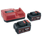Flex Power Tools 507695 P-Set 55 R/BS Battery & Charger Set 18V