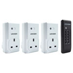 Uni-Com RC-10+RCS-19ES-B*3 Remote Control Sockets