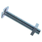 METALMATE MEMRBN0640 Roofing Bolt & Nut ZP M6 x 40mm (Box 25)