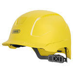 ABUS 38483 SCATOR-E Non-vented Safety Helmet Yellow