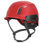 ABUS 94803 SPECTOR-E Non-vented Safety Helmet Red