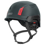 ABUS 99774 SPECTOR-E Non-vented Safety Helmet TITAN Black