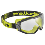 Bolle Safety SPECTN10W Spectrum Platinum Clear Vented Goggles Black/Yellow
