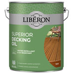 Liberon 126108 Superior Decking Oil Teak 5 litre