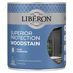 Liberon 126148 Superior Protection 8 Year Woodstain Charcoal Satin 750ml