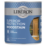 Liberon 126144 Superior Protection 8 Year Woodstain Light Oak Satin 750ml