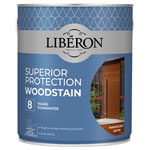 Liberon 126153 Superior Protection 8 Year Woodstain Mahogany Satin 2.5 litre