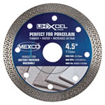 MEXCO UHXCEL11522BA UHXCEL Grade Porcelain & Ceramic Tile Diamond Blade 115x22mm