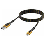 DEWALT 131 1322 DWG USB A to USB-Micro Reinforced Charging Cable 1.8m