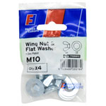 ForgeFix FPKWNW10 Wing Nut & Washer M10 ForgePack 4