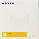 Mayku Form White 0.5mm HIPS Sheet - 30 Pack