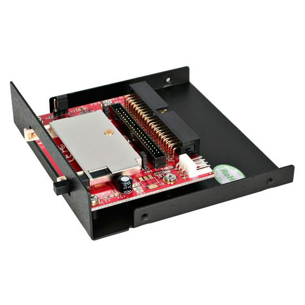 StarTech.com 35BAYCF2IDE 3.5in Drive Bay IDE to Single CF SSD Adap...