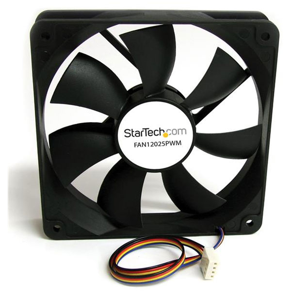 StarTech.com FAN12025PWM 120x25mm Computer Case Fan with PWM – Pul...
