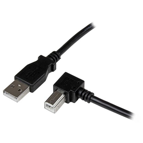 StarTech.com USBAB1MR 1m USB 2.0 A to Right Angle B Cable - M/M