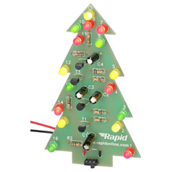 Rapid 70-1002 LED Christmas Tree Project Kit - Multicolour