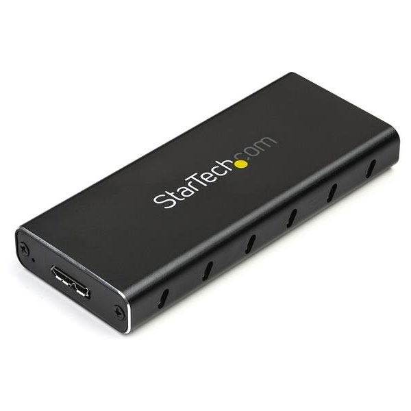 StarTech.com SM21BMU31C3 M.2 SSD Enclosure for M.2 SATA SSDs - USB...