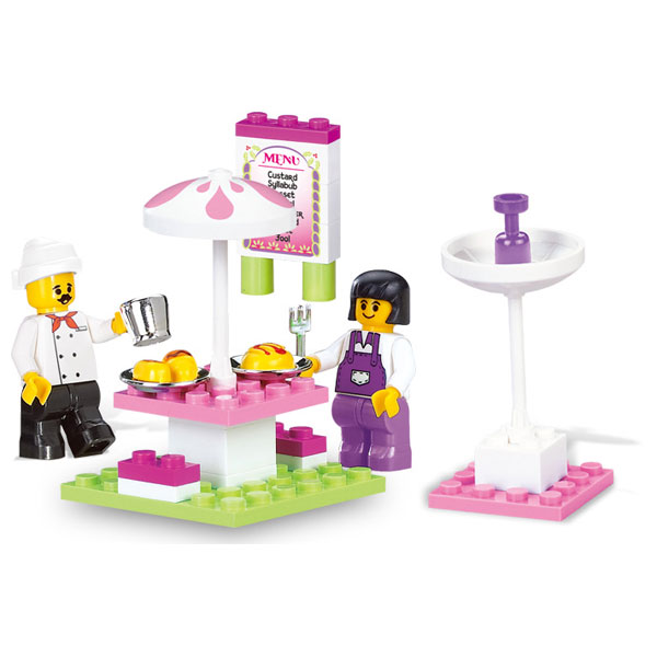 Sluban Creator - Set Costruzioni Ice Cream - 247 Pezzi - Mattoncini Compatibili - Per Bambini Da 6 Anni In Su