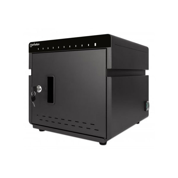 Manhattan 715942 iPad to 11" 10-bay Charging Cabinet Desktop via U...