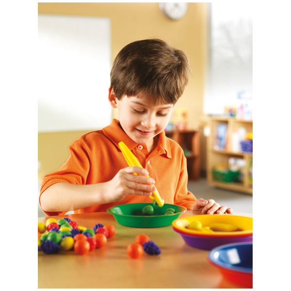 Learning Resources Jumbo Tweezers, Set Of 12 Rapid Online