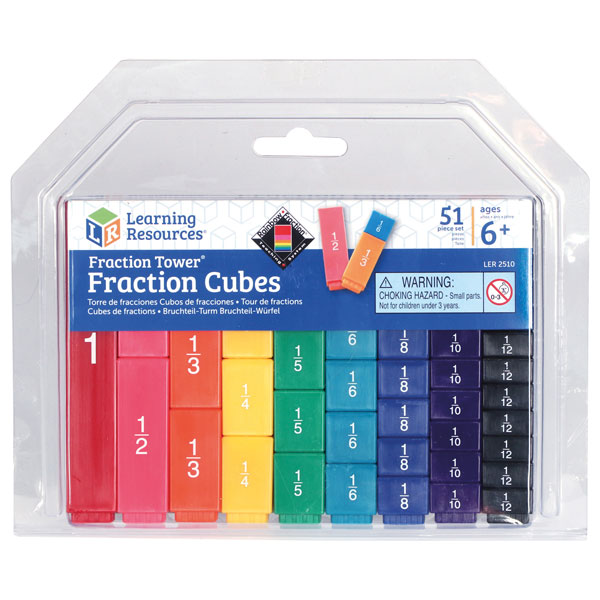 Image of Learning Resources Fraction Tower Fraction Cubes