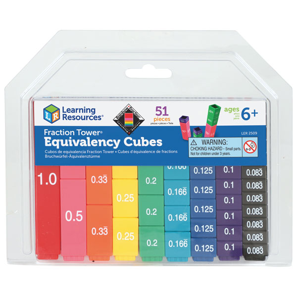 Image of Learning Resources Fraction Tower Equivalency Set