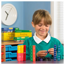 Learning Resources Fraction Tower Cubes: Imparare Frazioni E Decimali Giocando (6-10 Anni)