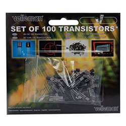Velleman K/TRANS1 Set of 100 Various Transistors
