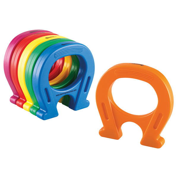 Image of Learning Resources Mighty Magnets, Set Of 6 5' Horseshoe Magnets