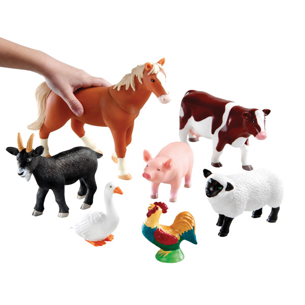 Image of Learning Resources Jumbo Farm Animals