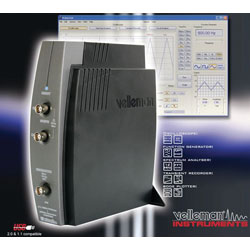 Velleman PCSGU250 USB-PC Scope + Generator (2 Channel)