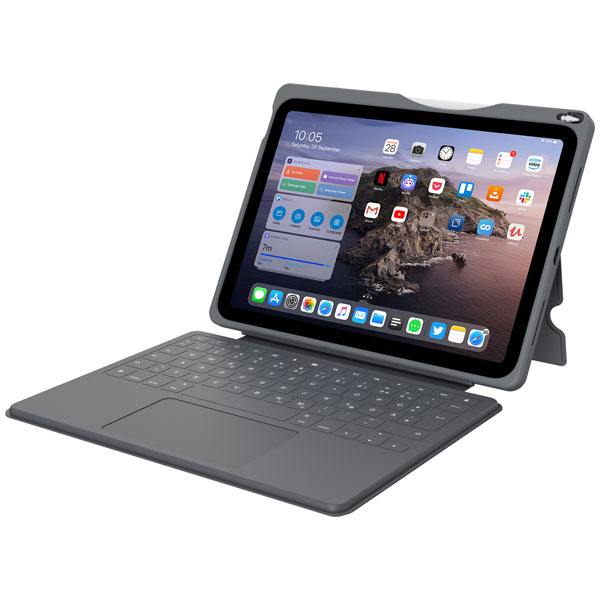 DEQSTER 90-2000052 Smart Rugged Touch PLUS Keyboard for iPad 10.9