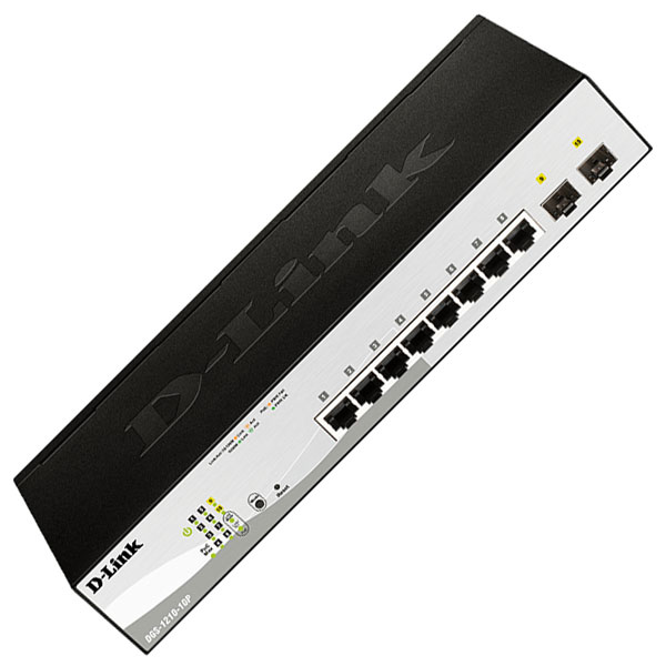 D-Link DGS-1210-10P 10-Port Gigabit Smart Managed Switch including...