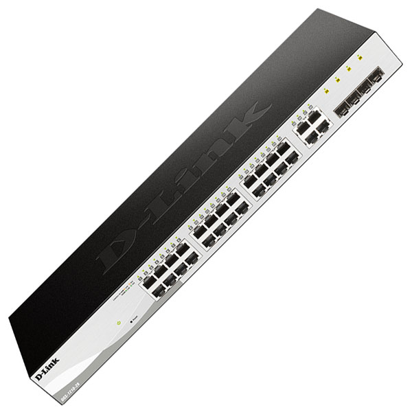 D-Link DGS-1210-28 28-Port Gigabit Smart Managed Switch including ...