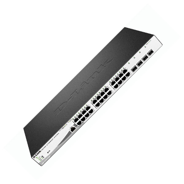 D-Link DGS-1210-28MP 28-Port Gigabit PoE+ Smart Managed Switch inc...