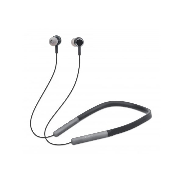 Manhattan 179805 Bluetooth In-Ear Headset with Neckband, Microphon...