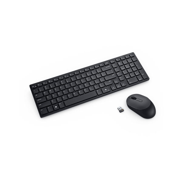 DELL KM555-BLK-INT Pro Compact Silent Keyboard and Mouse - KM555