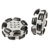 VEX IQ 200mm Travel (62mm dia.) Omni Directional Wheels Pack of 2