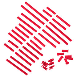 VEX IQ Plastic Shaft Base Pack (Red)