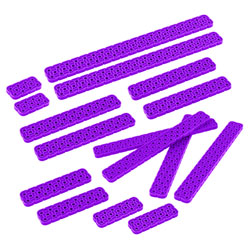 VEX IQ 2x Beam Foundation Add-on Pack (Purple)