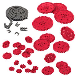 VEX IQ Chain & Sprocket Kit (Red)