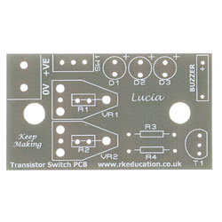 RK Education Transistor Switch Project - PCB